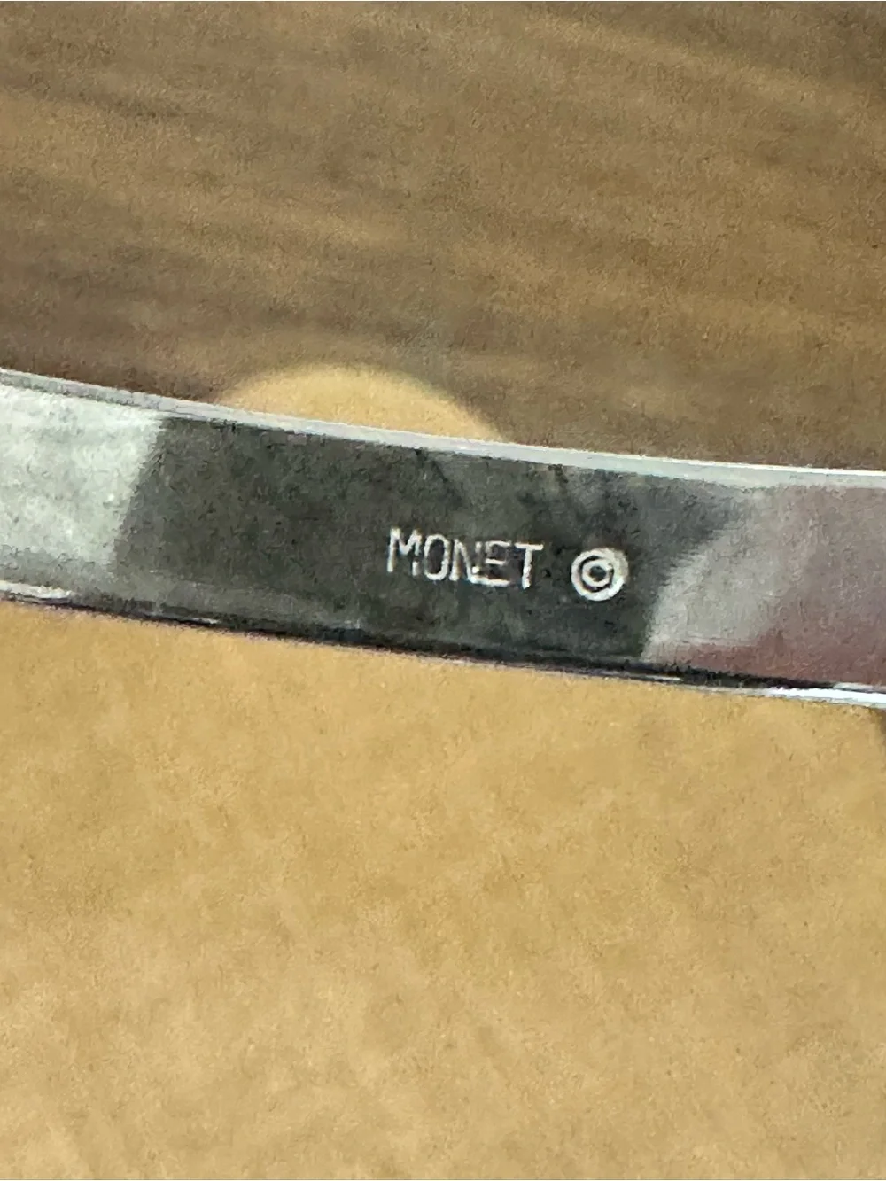 MONET Silver Metal Bangle Bracelet - Picture 5 of 7